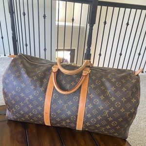 100% Authentic Louis Vuitton 55 Duffle Bag